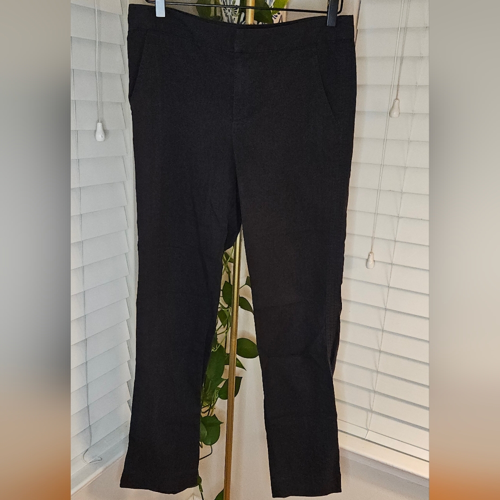 Marc By Marc Jacobs Black Pinstripe Trousers